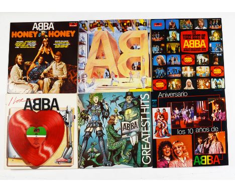 Abba, seven foreign issues albums, Greatest Hits - Polar Sweden 1974, Aniversario los 10 anos de Abba - RCA Victor Mexico 198