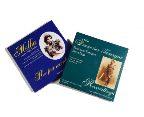 Melba & Tamagno vinyl pressings, boxed sets: Melba, Her first Recordings; Francesco Tamagno Recordings (2) 