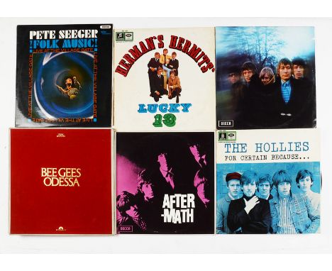 Various Albums, thirty plus mainly German Issue including The Hollies, The Rolling Stones, The Bee Gees, The Moody Blues, The