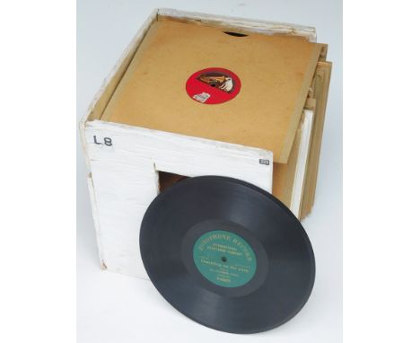 Vocal records, 10-inch: Sixty-seven, by Florrie Forde (Crackling on the Pork, Zono X-43079), Hirwen Jones, Nash, Harrison & R