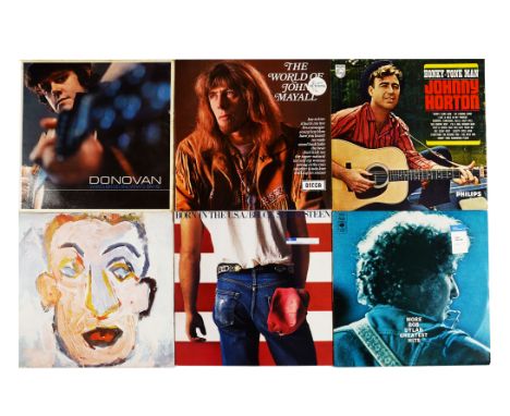 Male Artists, approx eighteen albums including Bob Dylan, Bruce Springfield, John Mayall, Elvis Presley and others, sold with