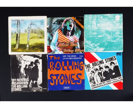 Rolling Stones, seventeen foreign 7" singles including Russian flexi discs, all in picture sleeves, various years and conditi