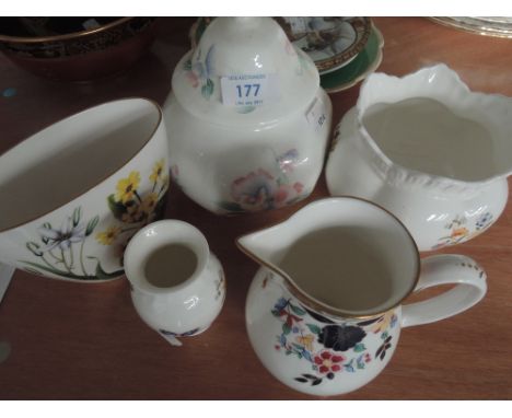 A selection of ceramics including Aynsley, Royal Worcester and Spode etc
