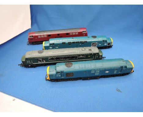 Four Hornby, Lima, Jouef, Mainline OO gauge diesel locomotives 