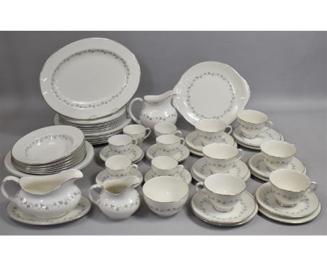 A Royal Doulton Cadence Service to Comprise Dinner Plates, Bowls, Cups, Saucers etc 