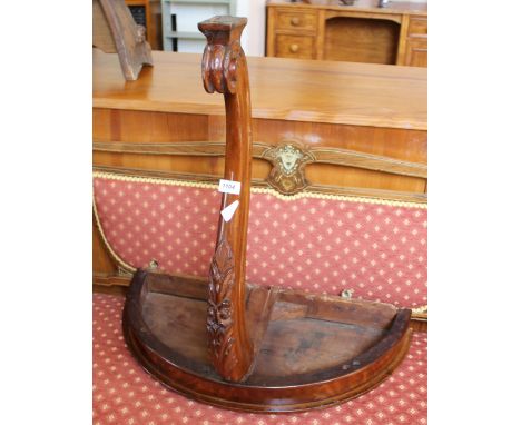 A 19th Century French style mahogany console table