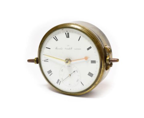 A One Day Marine Chronometer Movement, signed Barraud, Cornhill, London, no.214, early 19th century, single chain fusee deten