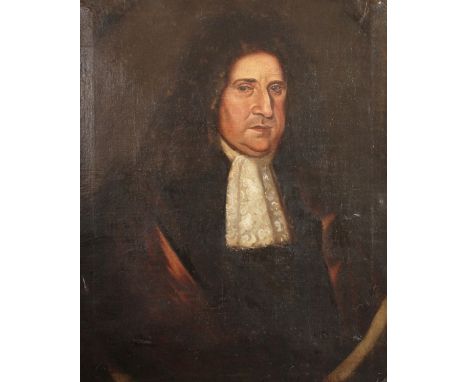 18th Century English School. Portrait of a Gentleman, Oil on Canvas. 30" x 25".