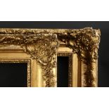 A Pair of 19th Century Composition Frames, 12" x 48" - 30.5cm x 122cm. (Rebate Size)