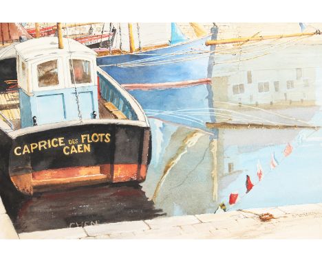 A Collection of Three Unframed French Watercolours, Two by E. Monceaux and One by R. Bodin, 16" x 21", (3).