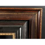 A 19th Century Dutch Ripple Frame, 15" x 12" - 38cm x 30.5cm. And another similar 13.75" x 10.