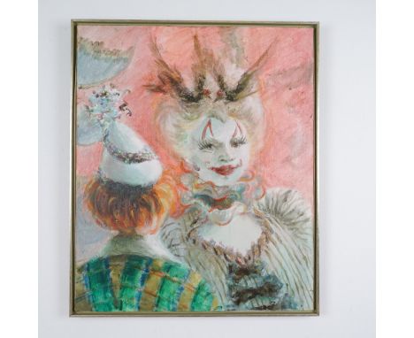 This captivating original artwork by Palm Beach artist Annette Krauss Rose, a student of Tonalist and Impressionist Frank Vin