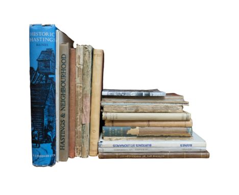 LOCAL INTEREST - a selection of books and literature associated with Hastings and St Leonards, including Historic Hastings by
