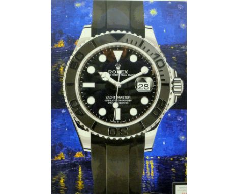 DEATH NYC (contemporary) American, "Starry Rolex", a limited edition print on paper with blind stamp and Certificate of Authe