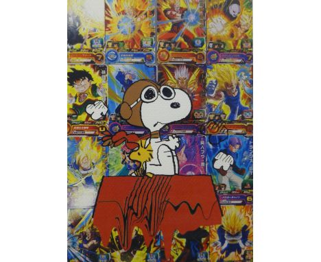 DEATH NYC (contemporary) American, "Snoopy Manga", a limited edition print on paper, bearing blind stamp, numbered indistinct