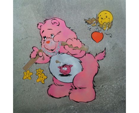 EINE, BEN (born 1970) British (AR), Scare Bear (Pink), a signed limited edition print on card, numbered 41/50 and signed in t