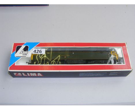 A boxed Lima Locomotive BR Lined Geen Class 47 47628 'Sir Daniel Gooch'.