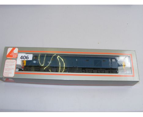 A boxed Lima OO Gauge Class 40 diesel locomotive BR green Livery D335