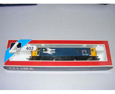 A boxed Lima 205169 Class 73 - 73142 Broadlands logo Livery.