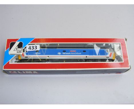 A boxed Lima 205135 Class 50 No 50017 Royal Oak in Network Southeast Livery.