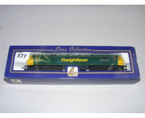 A boxed Lima class 57 as 57002 Freightliner Phoenix in FL green livery.