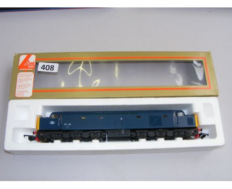 Boxed Lima OO Gauge Class 40 No.40145 in Blue livery.