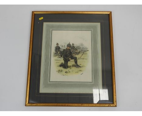 Framed Print of Victorian Rifflemen 