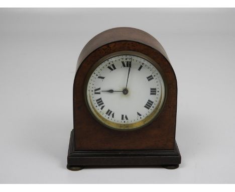 Walnut Cased Mantel Clock - 6.5" High 