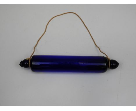 Bristol/Cobalt Blue Rolling Pin 'Thos Webb' 