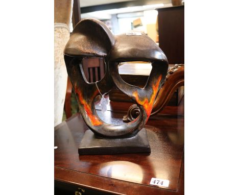 1970s German Fat Lava Sculpture / Light. 38cm in Height 