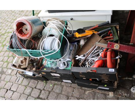 Large collection of assorted Tools and Electrical supplies 