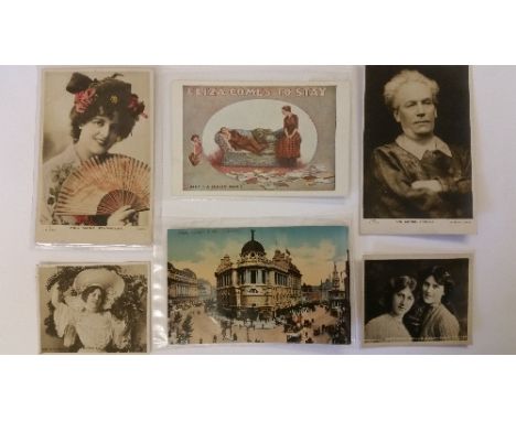 THEATRE, postcards, actors, actresses, theatres, adverts etc., inc. Phyllis Dare, Marie Studholme, Madge Vincent, Edna May, N