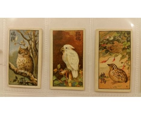 WILLS, overseas part sets, inc. Animals & Birds (12, Ruby Queen), Village Models (23) & NZ Butterflies & Moths (32), G to VG,