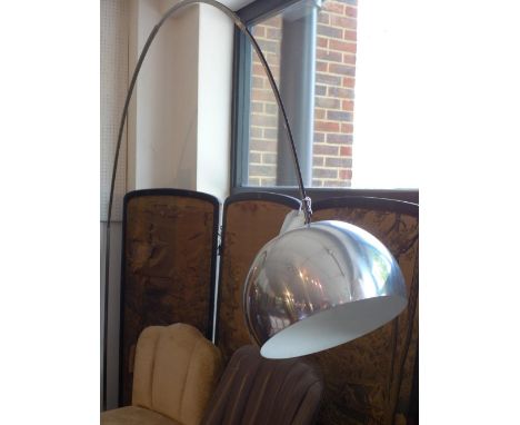 A Flos Arco floor lamp, with marble base 
