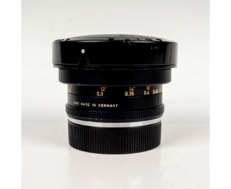 Pristine Leica Super Angulon-R Lens 21mm 1:4 Leitz Wetzlar, Germany. Unchanged for 30 years, the Super Angulon-R lens is know