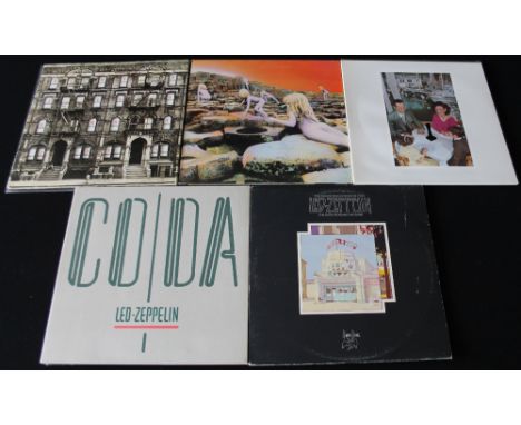 LED ZEPPELIN - Collection of 5 x fantastic early pressing LPs. Titles are Physical Graffiti (astounding condition 1st UK pres