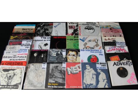 PUNK RECORDS (1977- 1982) - Nice collection of  68 x 7" singles. Artists/titles/cat. numbers include The Tapes (Mach5), The T