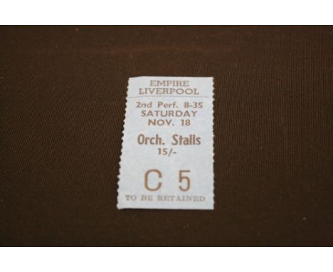 JIMI HENDRIX/PINK FLOYD - a used ticket for The Jimi Hendrix Experience, The Pink Floyd and The Move at the Liverpool Empire 