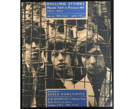 ROLLING STONES & GERED MANKOWITZ - a signed and limited edition Genesis Publications book (1320/1750) "From Mason's Yard to P