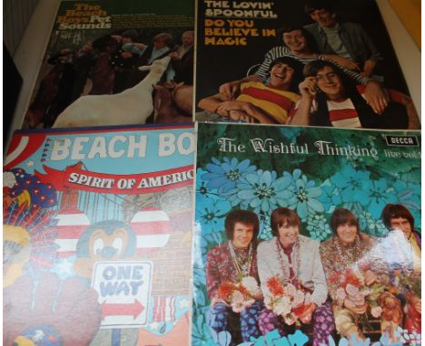 60s SURF/POP - Rockin' collection of 19 x LPs. Artists/titles include The Wishful Thinking - Live Vol. 1 (Decca mono LK 4900,