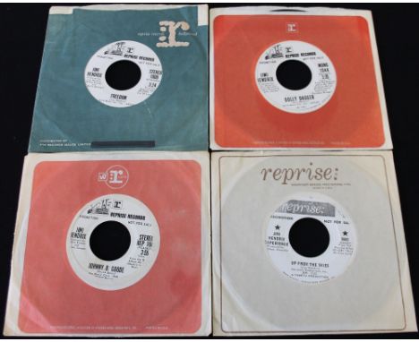 JIMI HENDRIX PROMO SINGLES - Pack of 4 x demonstration 7" singles from Buster issued on Reprise. Titles are Up From The Skies