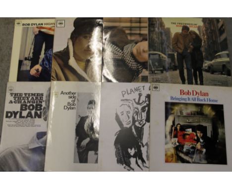 BOB DYLAN - A nice back-catalogue of 19 x LP releases with many original UK pressings. Titles include Blonde On Blonde ('33 1