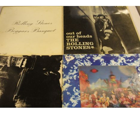 ROLLING STONES - Nice collection of 23 x LPs that includes many early pressings. To include Satanic Majesties (1st UK stereo 