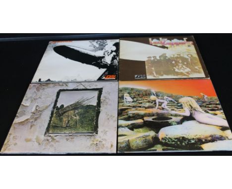 LED ZEPPELIN - Super pack of 6 x studio LPs with early pressing plum Atlantic issues! Titles are I (2 copies including a grey