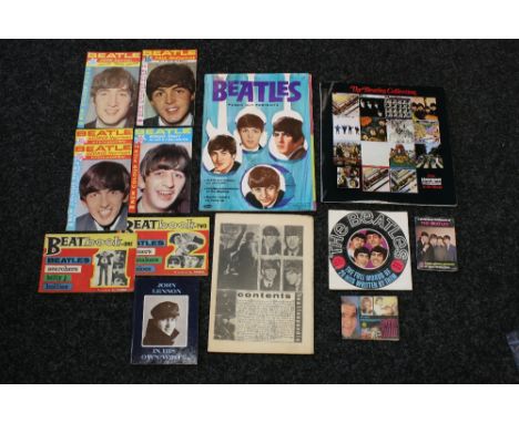 BEATLES - mixed selection of books and magazines to include a 1st edition copy of John Lennon's In His Own Write (includes or