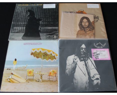 NEIL YOUNG - 70s STUDIO RELEASES - A Great selection of 8 x early pressing LPs from 'shaky' from the 70s. Titles are After Th