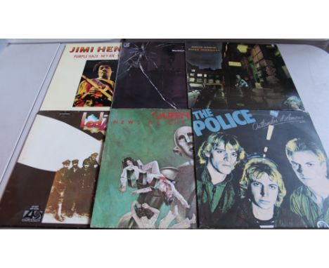 ROCK/POP/R&B LPs - Diverse selection of around 60 x LPs with classic releases! Artists/titles will include Led Zeppelin II (R
