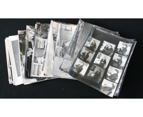 CONTACT SHEETS - 9 contact sheets from the photographer George Tremlett to include Jimi Hendrix & the Walker Brothers, The Fo