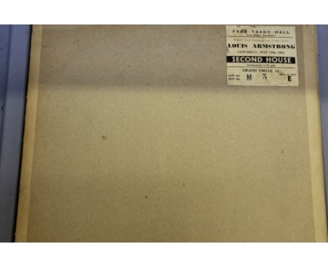 LOUIS ARMSTRONG ACETATE RECORDS - A highly unusual and potentially the only recording in existence of Satchmo playing at the 
