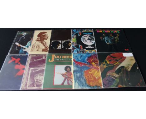 JIMI HENDRIX - Brilliant pack of 20 x LPs with early pressings/limited comps. Titles include For Real! (DJLMD 8011), Midnight